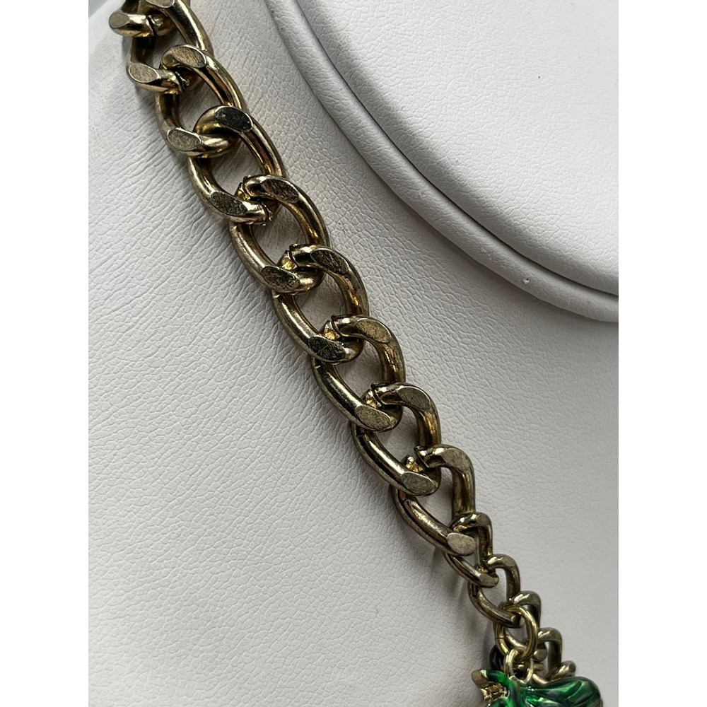 Betsey Johnson Mix Fruit Bird Leaves Parrot Rio Tuscan Sam Charm Dangle Necklace - Picture 6 of 14
